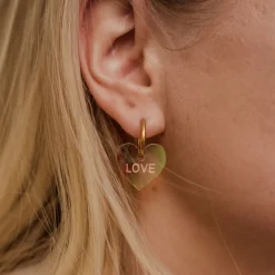 Sydän-korvikset - hologram