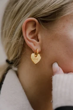 Sydän-korvikset - kulta