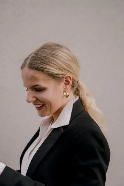 Sydän-korvikset - kulta