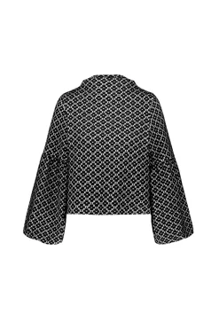 Talvikki Puuvillapaita - Apila Mustavalko