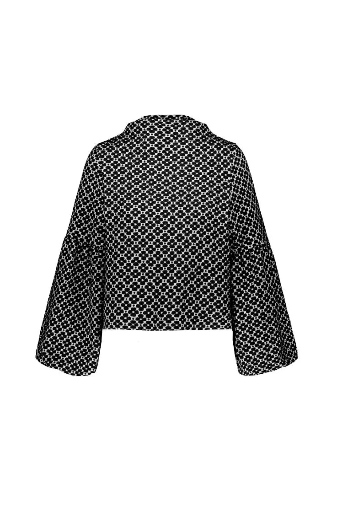 Talvikki Puuvillapaita - Apila Mustavalko