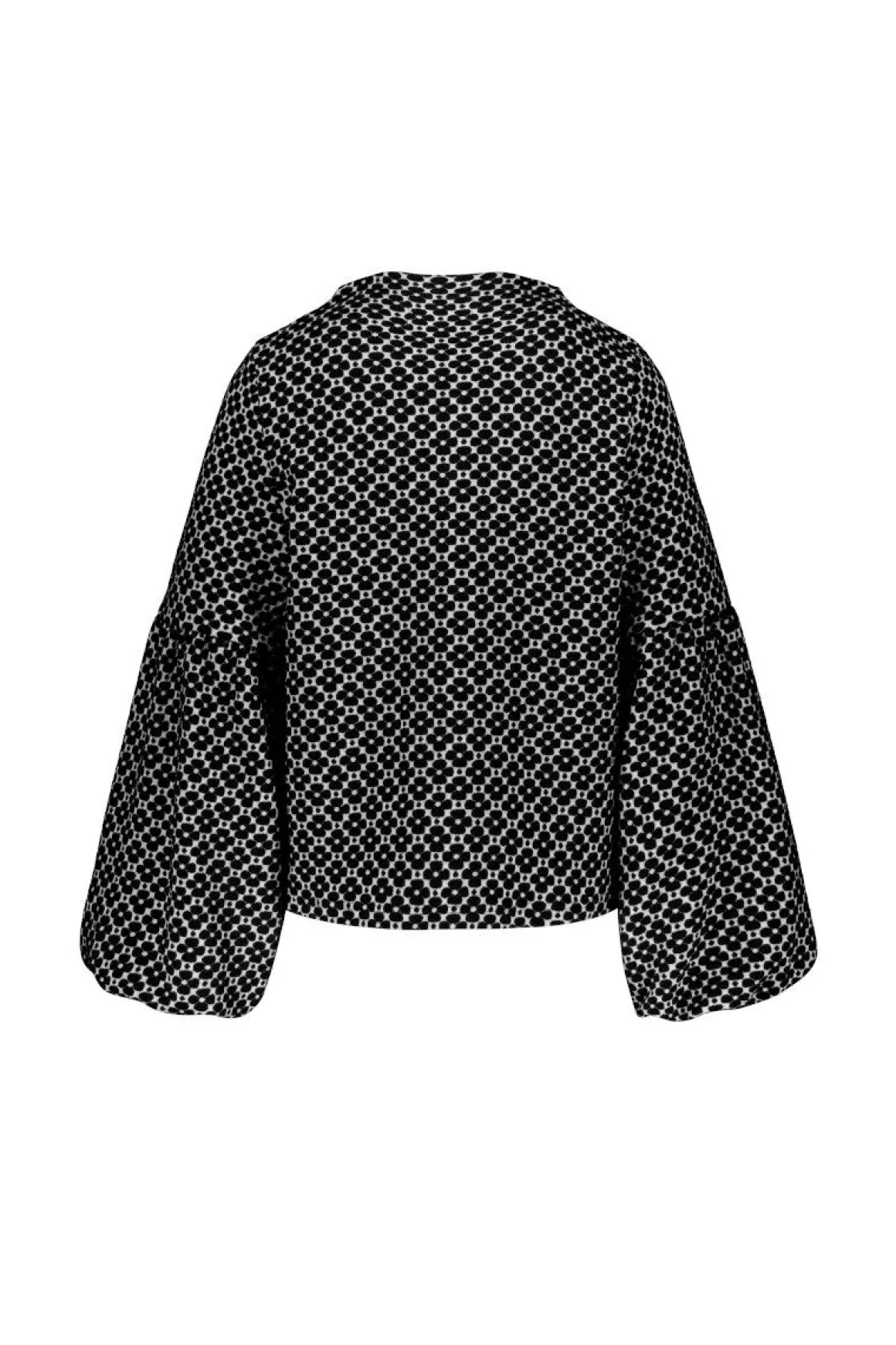 Talvikki Puuvillapaita - Apila Mustavalko