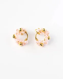 Tipo Korvakorut - Vaaleanpunainen/Kulta