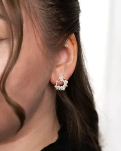 Tipo Korvakorut - Vaaleanpunainen/Kulta