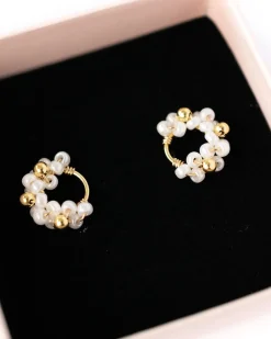 Tipo Korvakorut - Valkoinen/Kulta