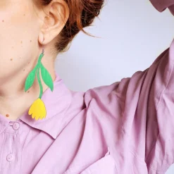 Tulppaani Keltainen - korvikset