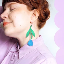 Tulppaani Sininen - korvikset