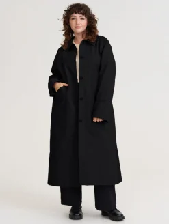 Tuulikki-trenssitakki - Musta