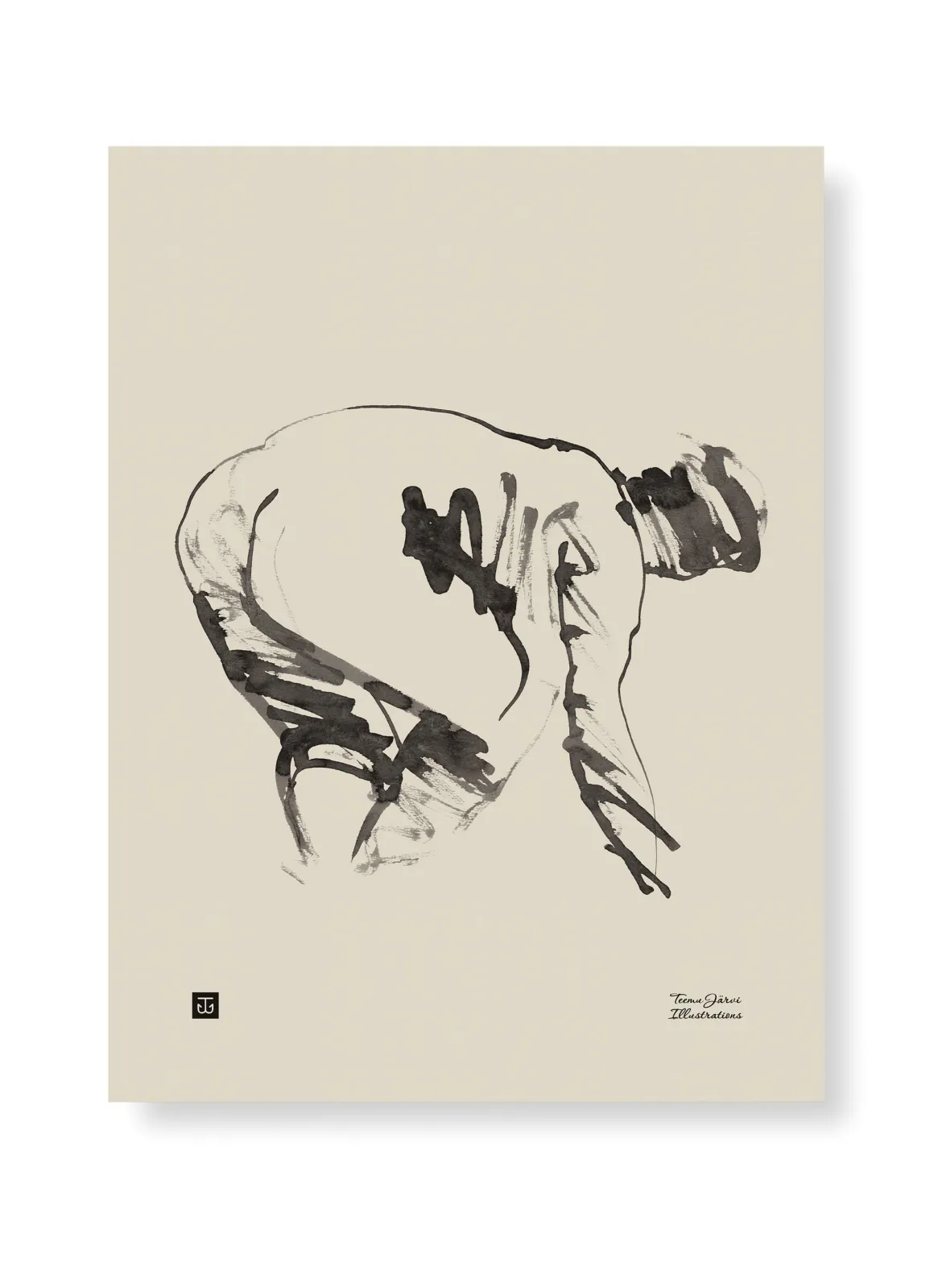 Uinnin jälkeen - juliste (30 x 40cm)