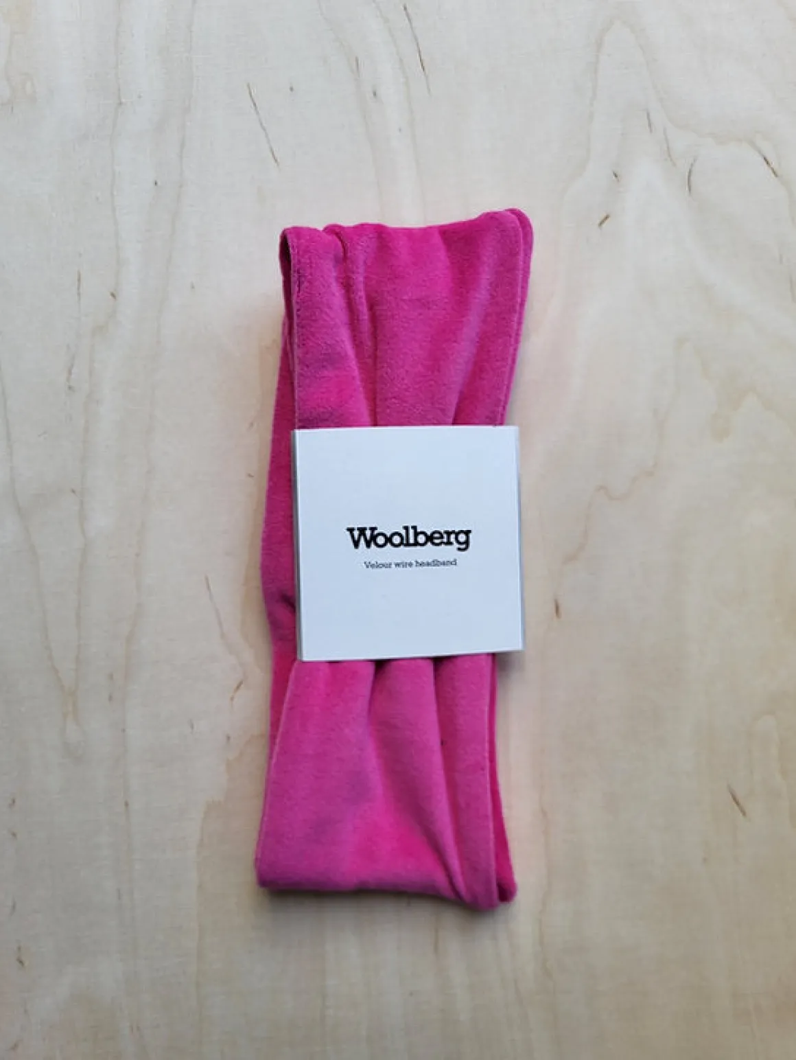 Woolberg Panta - Velour Hot Pink