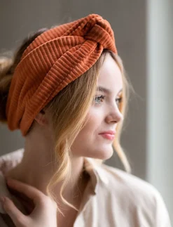 Woolberg Panta - Velour Terracotta Corduroy