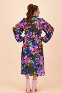 Wrap Midi Dress - Sweet Pea