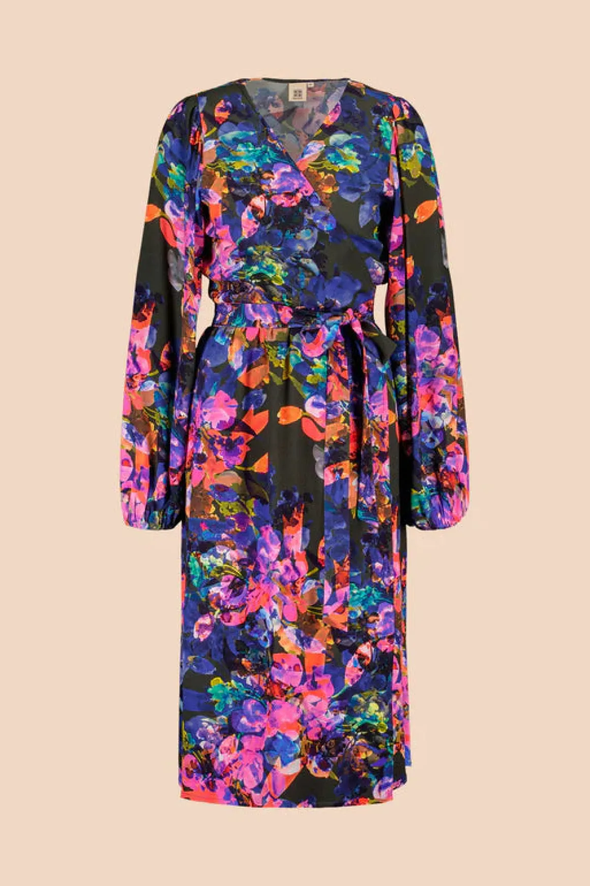 Wrap Midi Dress - Sweet Pea